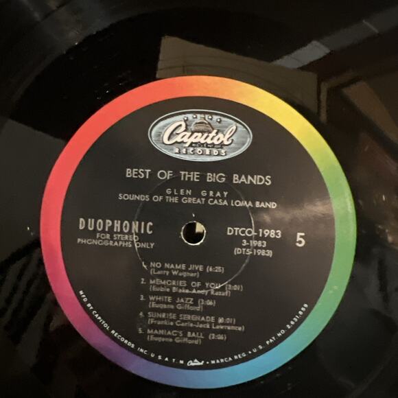 BEST OF THE BIG BANDS 3X VINYL LP ALBUM 1963 CAPITOL RECORDS VARIOUS ARTISTS EX - Picture 6 of 16